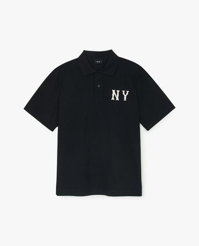  MLB - Áo polo unisex tay ngắn Basic Coopers Logo Overfit 
