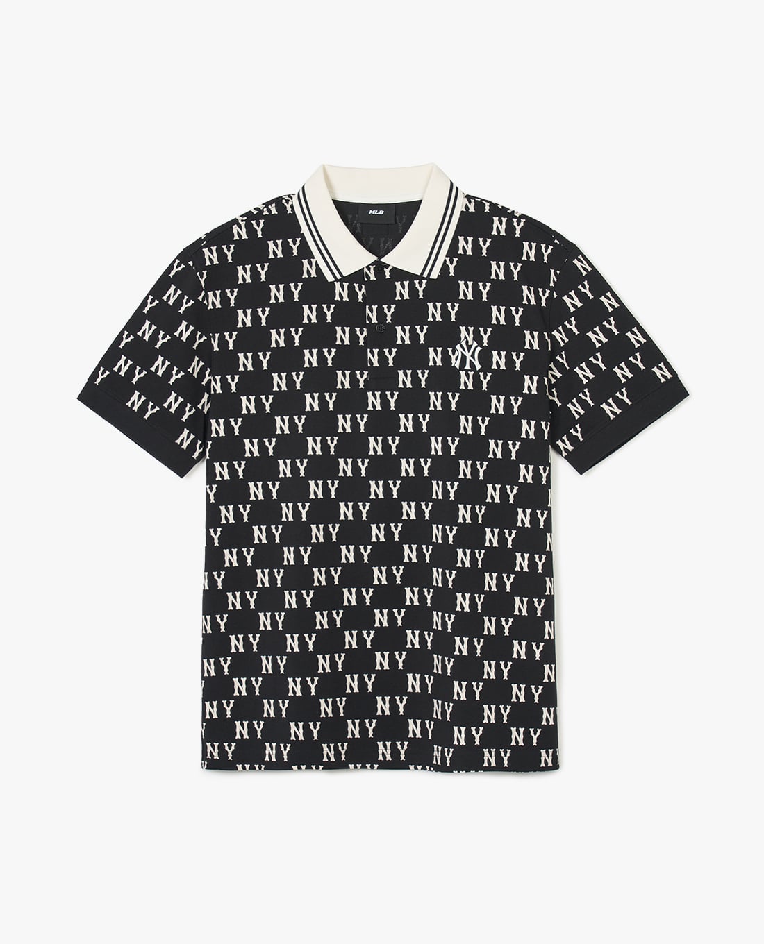 MLB - Áo polo unisex tay ngắn Classic Monogram Plate Pattern Kara