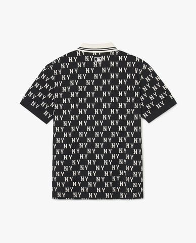  MLB - Áo polo unisex tay ngắn Classic Monogram Plate Pattern Kara 