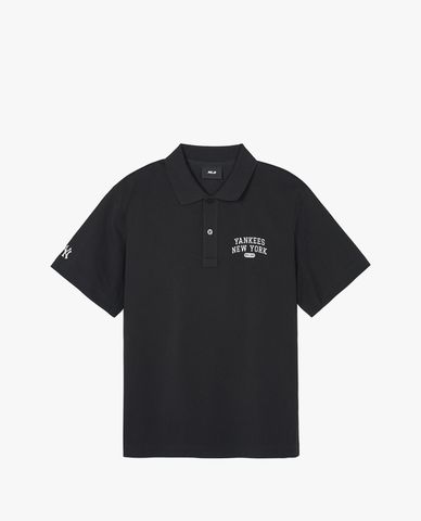  MLB - Áo polo unisex cổ bẻ tay ngắn Varsity Over New York Yankees 