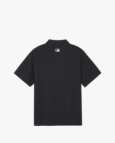  MLB - Áo polo unisex cổ bẻ tay ngắn Varsity Over New York Yankees 