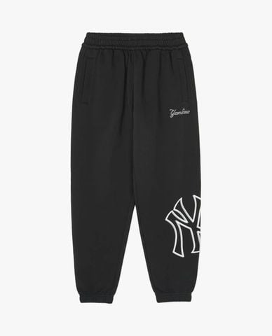  MLB - Quần jogger unisex lưng thun Basic Mega Logo 