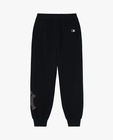  MLB - Quần jogger unisex lưng thun Monogram 