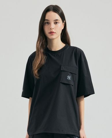  MLB - Áo thun unisex cổ tròn tay ngắn Basic Gopcore Cold 