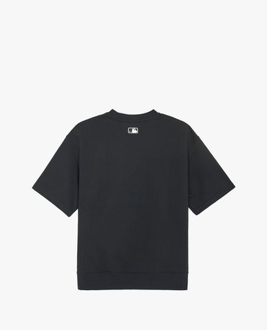  MLB - Áo thun unisex cổ tròn tay ngắn Heart New York Yankees 