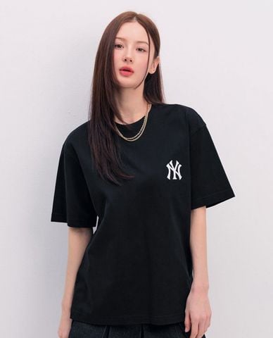  MLB - Áo thun unisex cổ tròn tay ngắn Monogram 