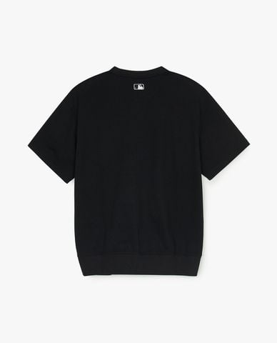  MLB - Áo thun unisex cổ tròn tay ngắn Varsity Lettering 