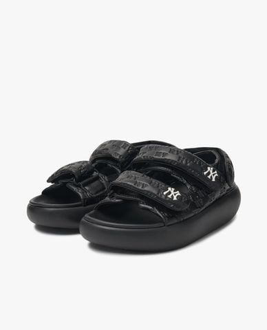  MLB - Giày sandals unisex đế thấp Base Classic Monogram 
