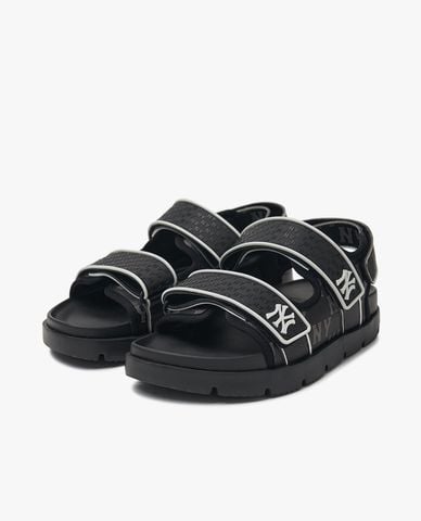  MLB - Giày sandals unisex đế thấp Chunky Liner Monogram 