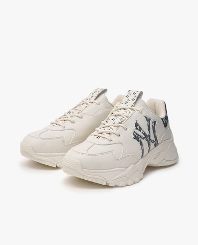  MLB - Giày sneakers unisex cổ thấp Bigball Chunky Window Monogram 