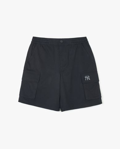  MLB - Quần short unisex ống rộng lưng thun Basic Gopcore Cotton 