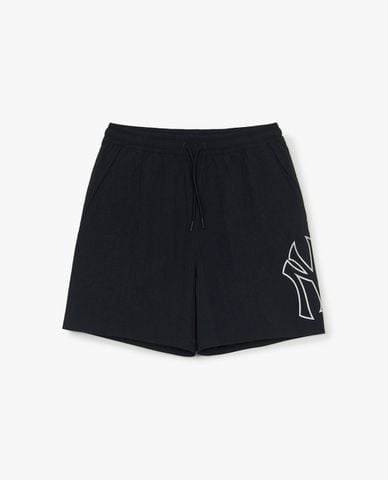  MLB - Quần short unisex lưng thun Nylon Casual 