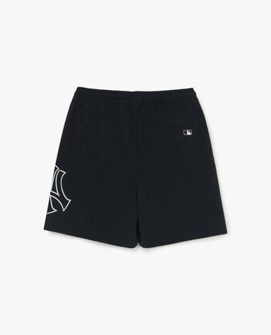  MLB - Quần short unisex lưng thun Nylon Casual 