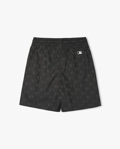  MLB - Quần short unisex ống rộng lưng thun Classic Monogram Jacquard 