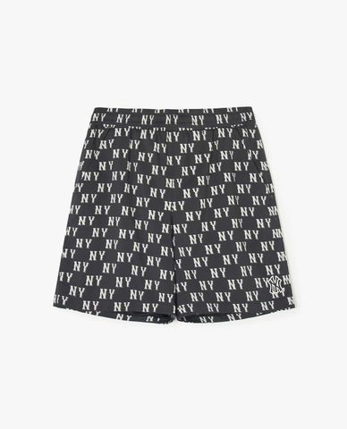  MLB - Quần short unisex ống rộng lưng thun Classic Monogram 