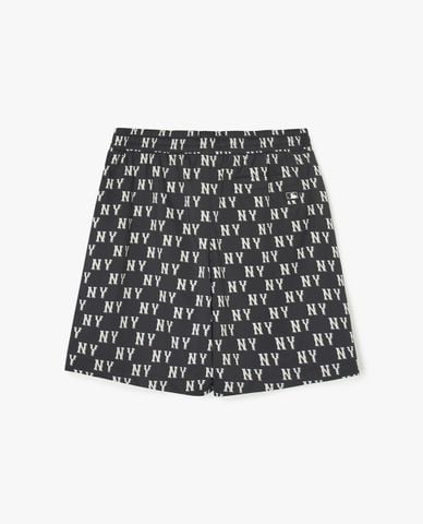  MLB - Quần short unisex ống rộng lưng thun Classic Monogram 