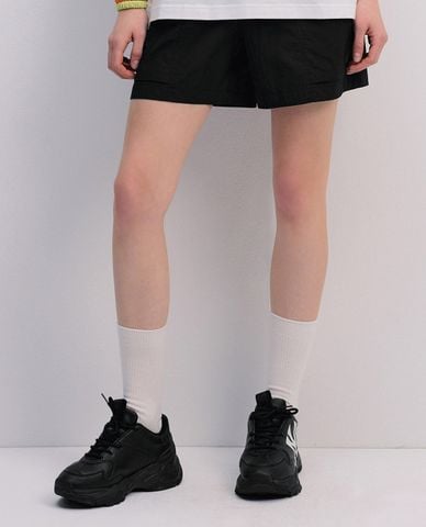  MLB - Quần short unisex ống rộng lưng thun Varsity Basic Nylon 