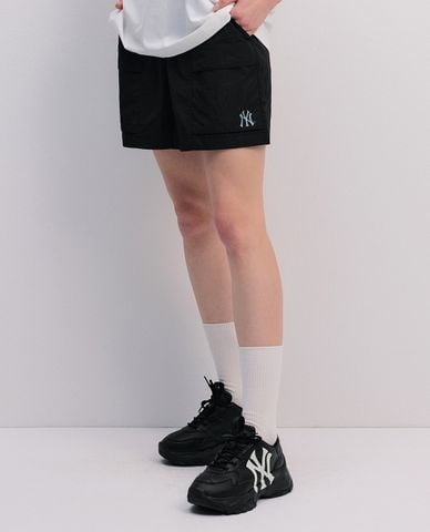  MLB - Quần short unisex ống rộng lưng thun Varsity Basic Nylon 