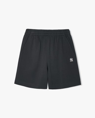  MLB - Quần shorts unisex ống rộng lưng thun Varsity Logo 