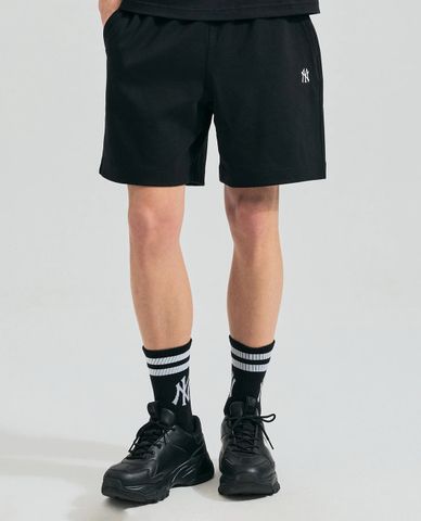  MLB - Quần shorts unisex ống rộng lưng thun Varsity Logo 