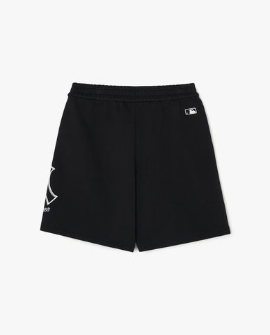  MLB - Quần shorts unisex ống rộng lưng thun Basic Megalogo 