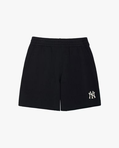  MLB - Quần short unisex ống rộng lưng thun Basic 