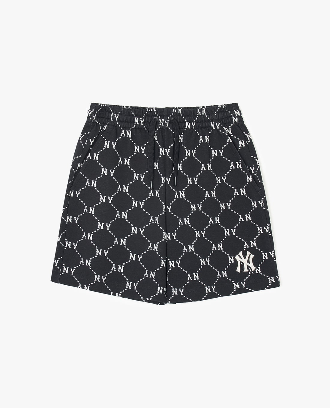 MLB - Quần short unisex ống rộng lưng thun Diamond Monogram Jacquard