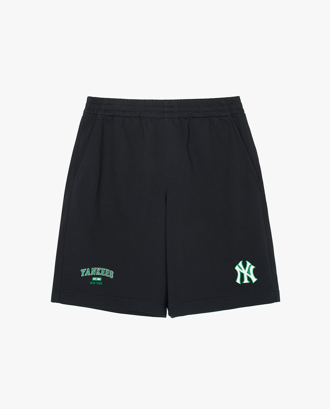 MLB - Quần shorts unisex ống rộng lưng thun trẻ trung
