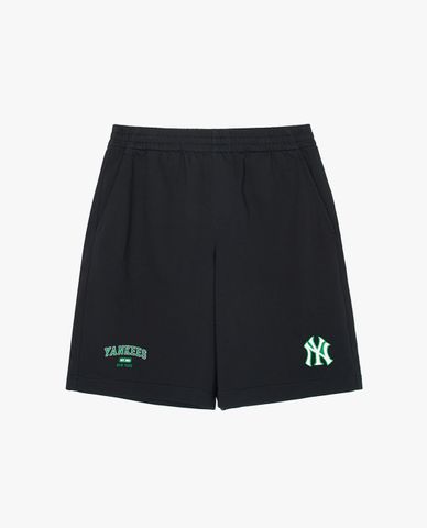  MLB - Quần shorts unisex ống rộng lưng thun trẻ trung 