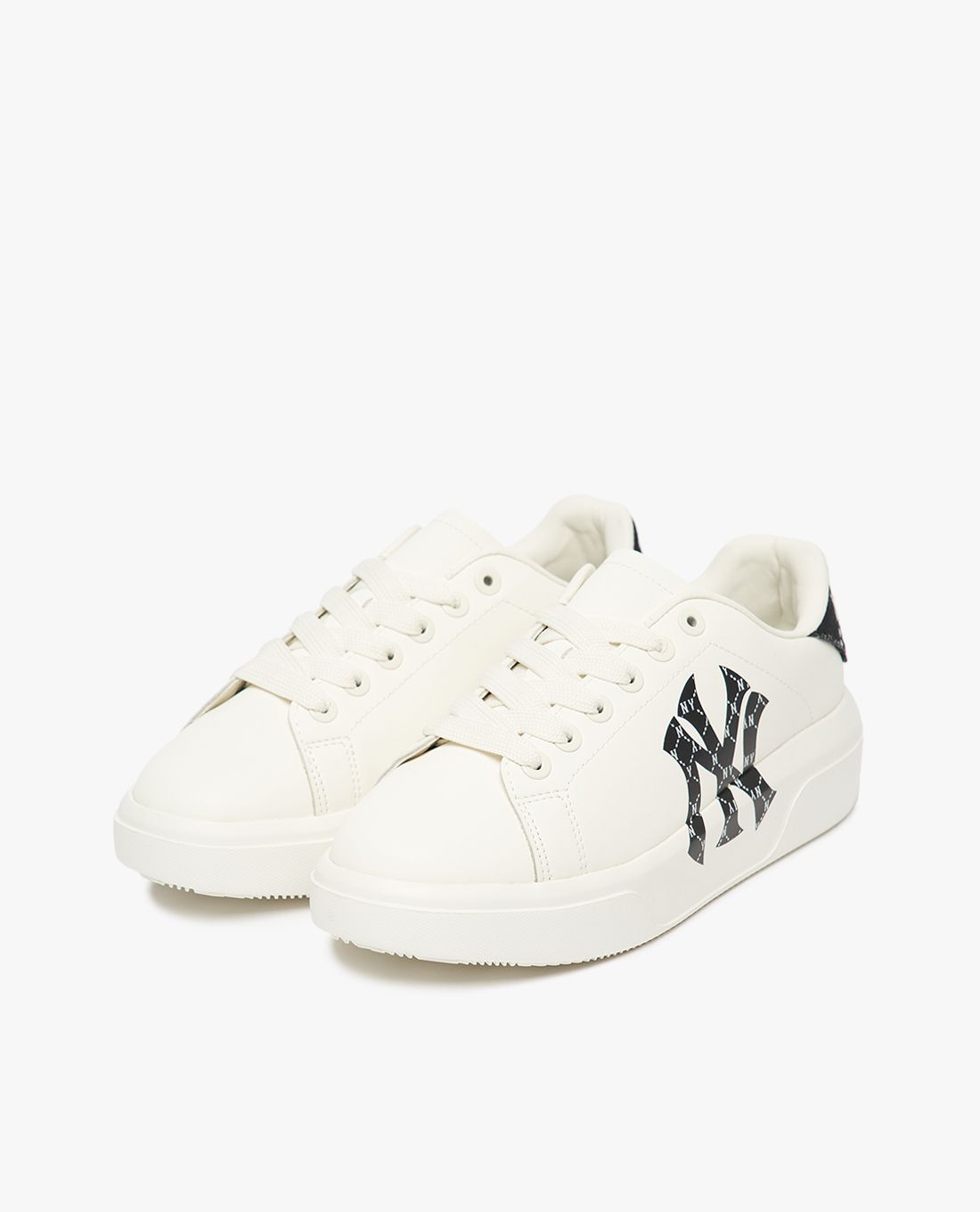 Minhshopvn  GIÀY MLB CHUNKY CLASSIC HEEL DIA MONOGRAM NEW YORK YANKEES   3ASXAM82N50BGS 