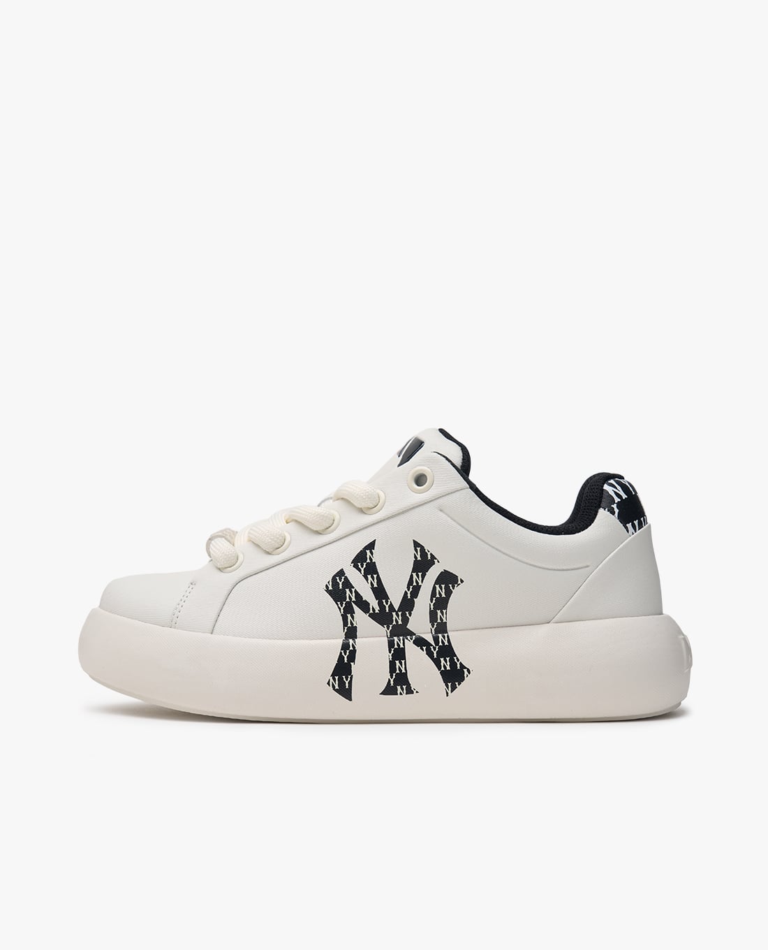 MLB - Giày sneakers unisex cổ thấp Chunky Classic Base Heel Monogram