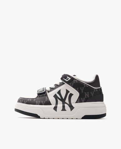  MLB - Giày sneakers unisex cổ thấp Chunky Liner Mid Denim 