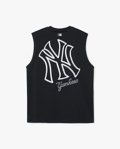  MLB - Áo ba lỗ unisex cổ tròn Basic Mega Logo Cool Tech 