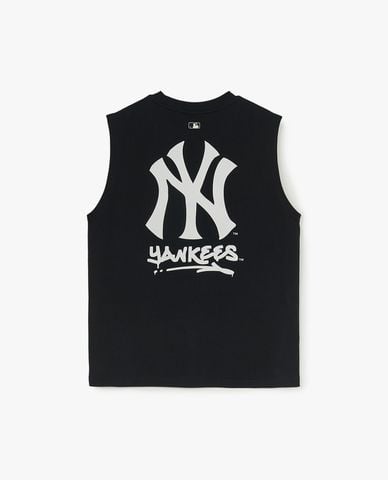  MLB - Áo ba lỗ unisex cổ tròn Basic Megalogonashi 