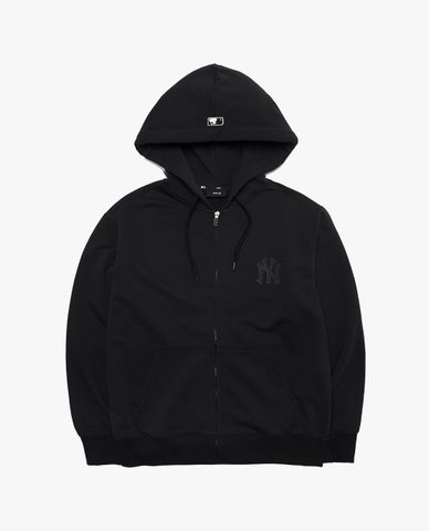  MLB - Áo khoác thể thao nữ phối zip phom suông Basic 