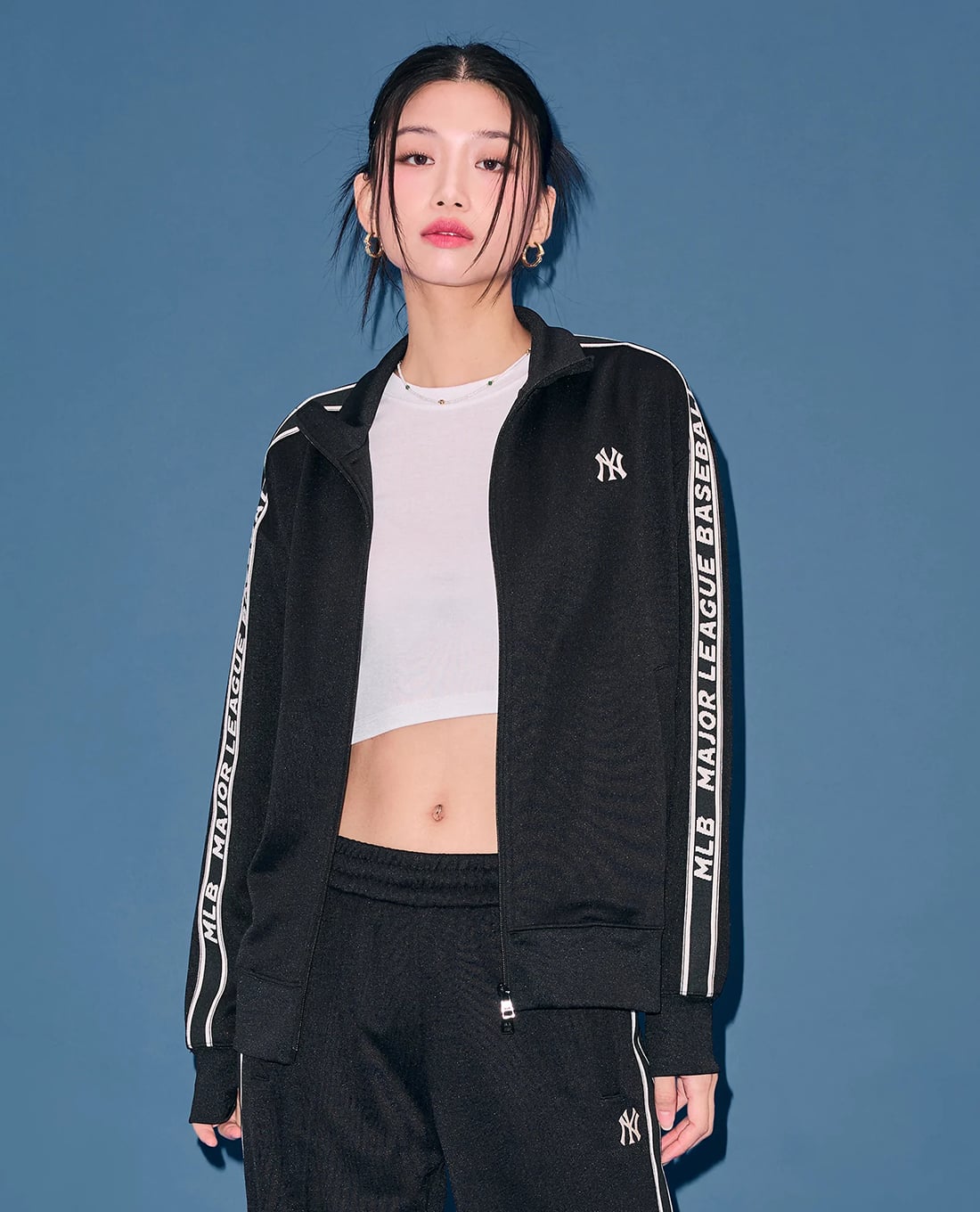 MLB - Áo khoác thể thao unisex cổ cao năng động