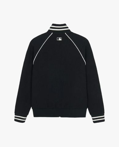  MLB - Áo khoác thể thao unisex cổ trụ tay dài Jacquard Monogram 