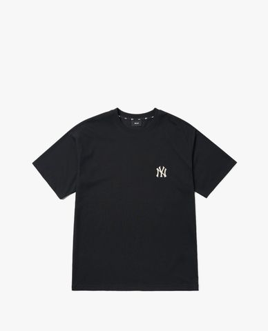  MLB - Áo thun phom suông ngắn tay Check Back Big Logo 