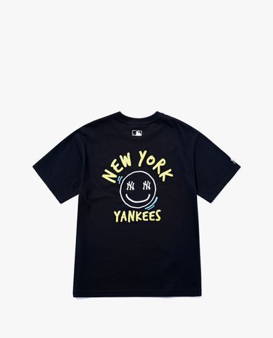  MLB - Áo thun cổ tròn ngắn tay LIKE Smile 