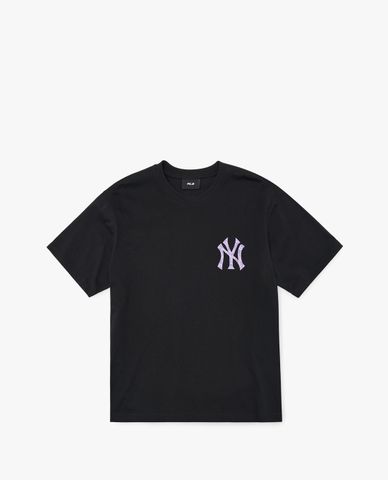  MLB - Áo thun phom suông ngắn tay Paisley Mega Logo 