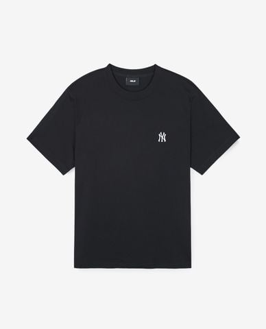  MLB - Áo thun unisex cổ tròn tay ngắn Basic Small Logo 