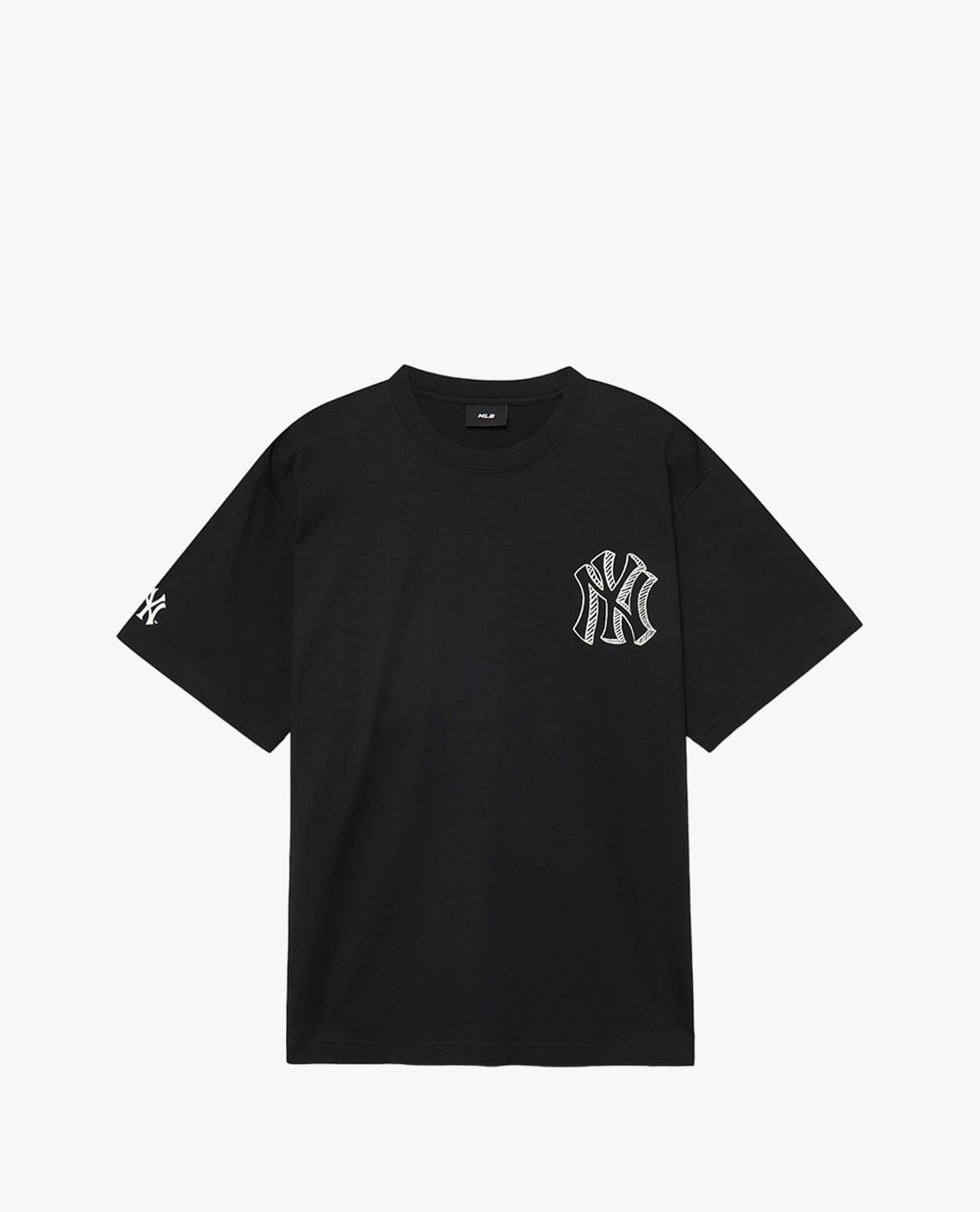 MLB - Áo thun unisex cổ tròn tay ngắn Basic Mega Logo