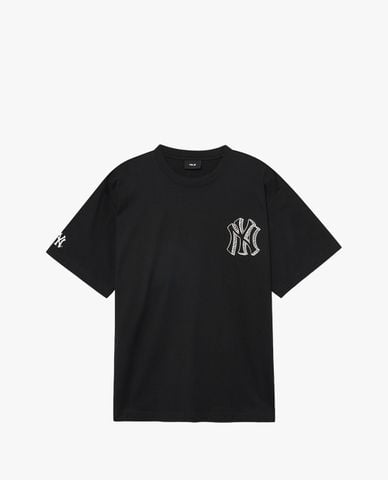  MLB - Áo thun unisex cổ tròn tay ngắn Basic Mega Logo 