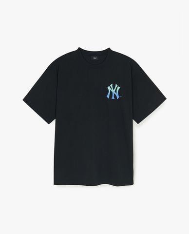  MLB - Áo thun unisex cổ tròn tay ngắn Basic Color Letter Mega 