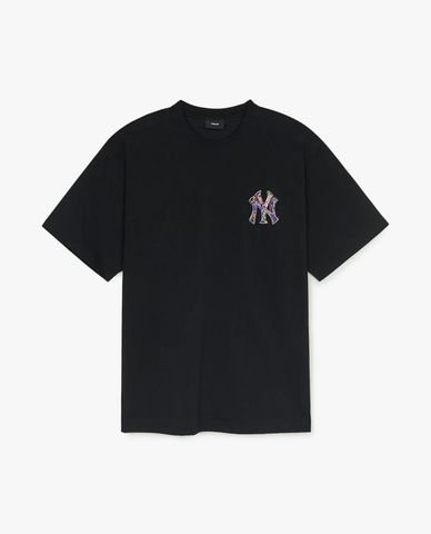  MLB - Áo thun unisex cổ tròn tay ngắn Basic Street Logo 