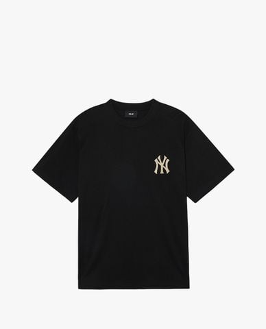  MLB - Áo thun unisex cổ tròn tay ngắn trẻ trung 