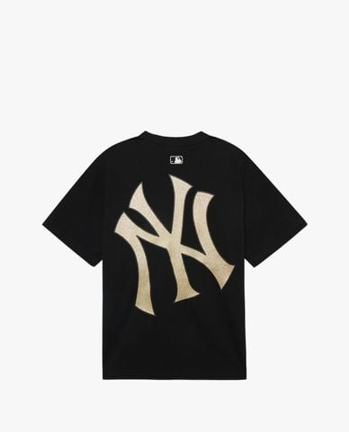  MLB - Áo thun unisex cổ tròn tay ngắn trẻ trung 