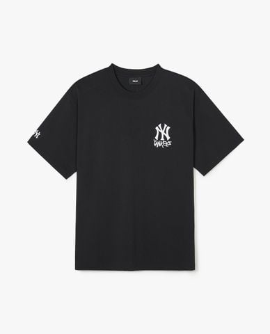  MLB - Áo thun unisex cổ tròn tay ngắn Stree Big Logo Functional 