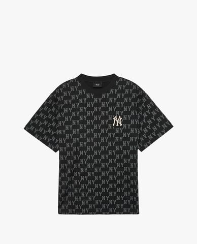  MLB - Áo thun unisex cổ tròn tay ngắn Classic Monogram 