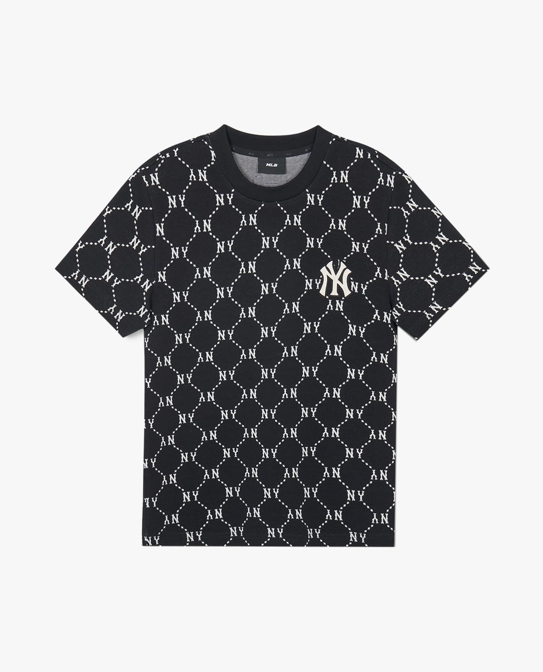 MLB - Áo thun unisex cổ tròn tay ngắn Diamond Monogram Jacquard